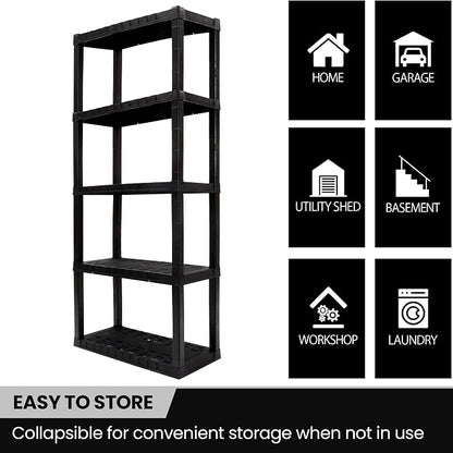 Oskar Heavy Duty Plastic Storage Shelves- - Image 5
