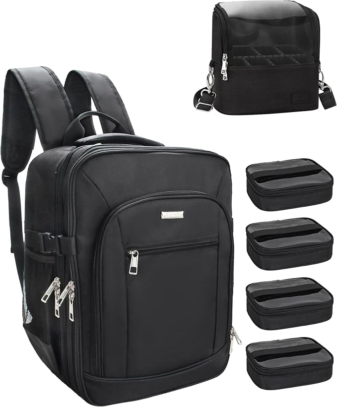 TANTO Makeup Backpack Makeup Artist Bag Professional Extra Large Cosmetic Bags by TANTO