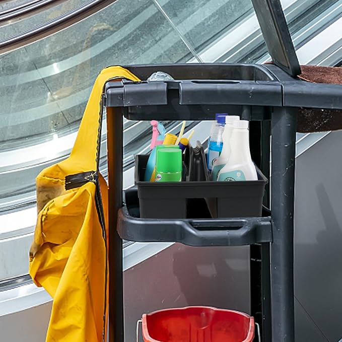6 Packs Plastic Cleaning Supplies Storage Caddy - Image 4