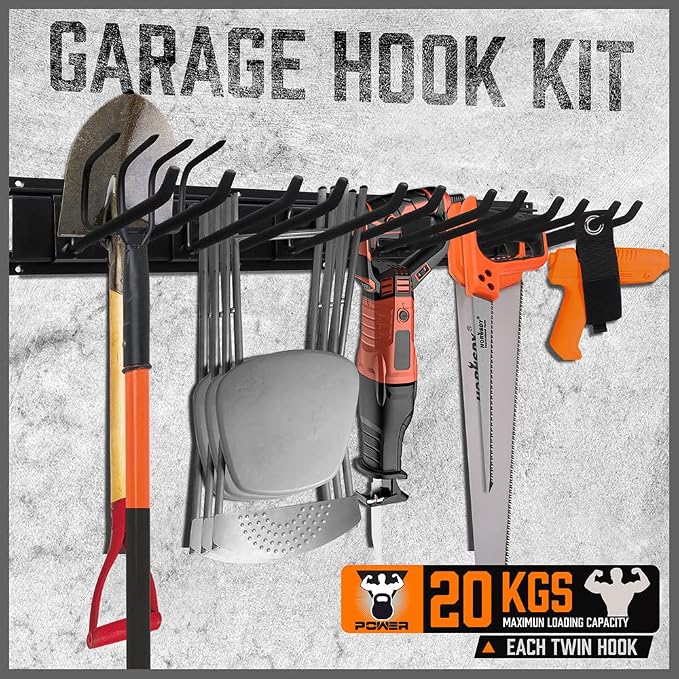 HORUSDY 64-Inch Heavy Duty Garage Organization Rack, 14 Packs Max Load 600LB - Image 4