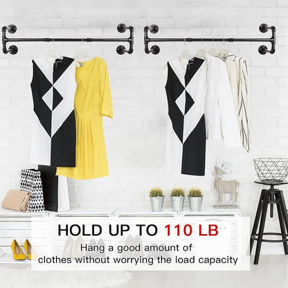 Wall Mounted Clothes Rack - Image 3