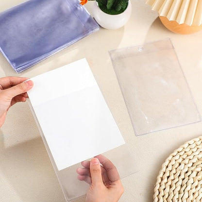 25 Pcs Clear Plastic Furniture Tags Holders Bulk 5 x 7 Inch - Image 4