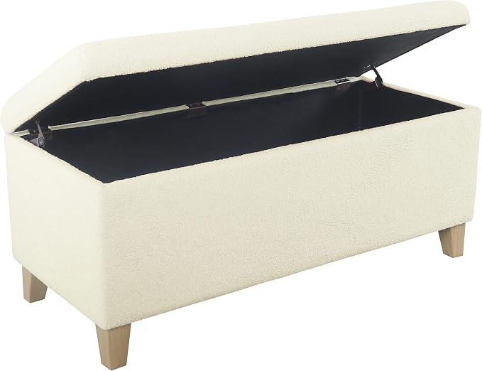 HomePop Storage Bench, Pearl Cream - Image 5