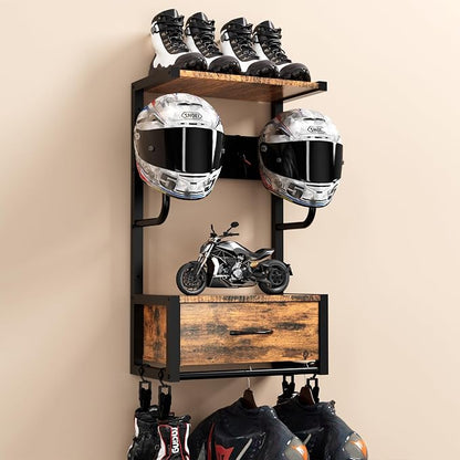 Motorcycle Helmet Holder Wall Mounted, Helmet Holder Wall Mount by OMISRUIS