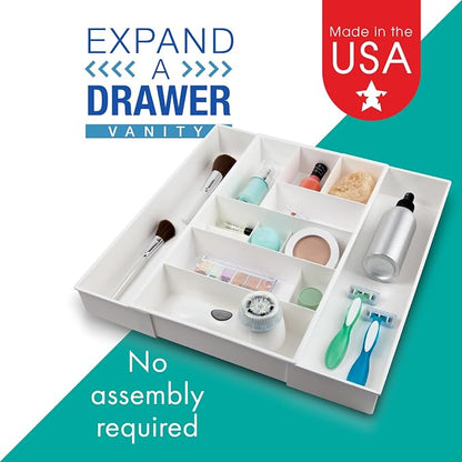 Dial Industries Expandable Vanity Drawer Makeup Organizer Desk Storage Tray - Image 4