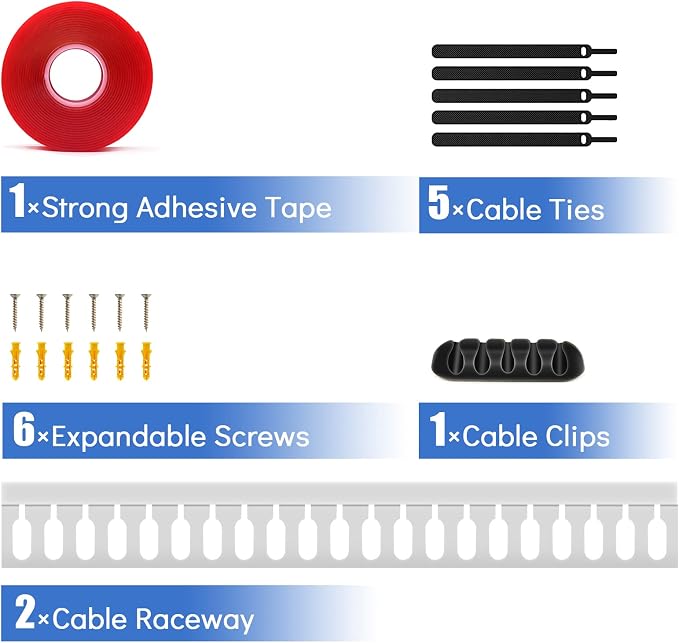 Cable Duct Management Raceway Kit, 31.4" Server Rack Management, Hide Network - Image 7