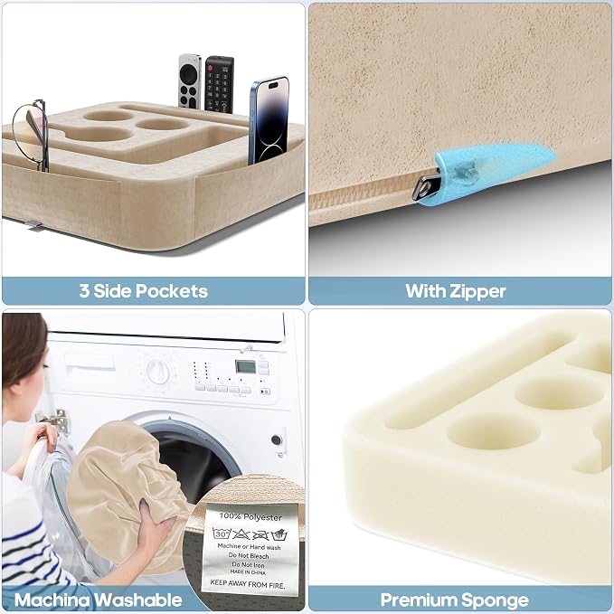 Couch Cup Holder Tray, Couch Caddy - Image 6