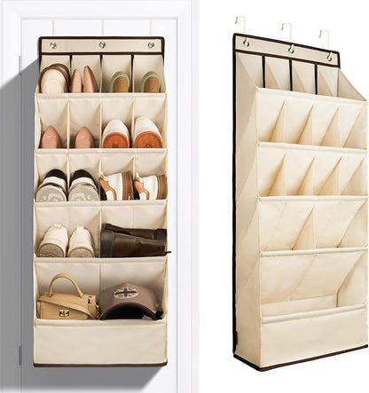 FENTEC 1 Pack Over the Door Shoe Organizers, Hanging Shoe Organizer by Fentec
