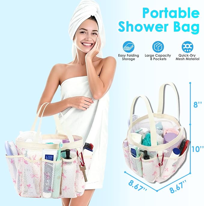 Fammart Mesh Shower Caddy Portable - Image 2