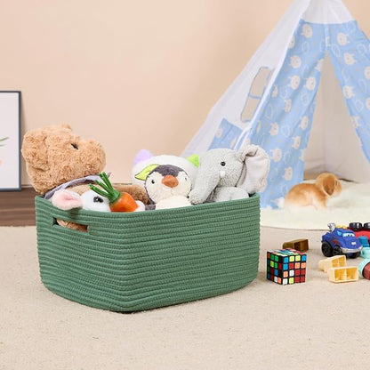 Large Storage Baskets for Shelves, Closet Organizers Bins for Clothes Blanket - Image 5