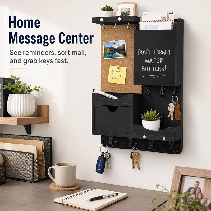 Key Holder Wall Mount, Mail Organizer Key Holder - Image 10