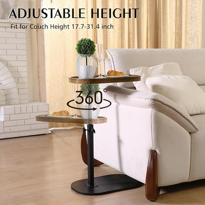 360° Swivel TV Dinner Tray Table - Image 6