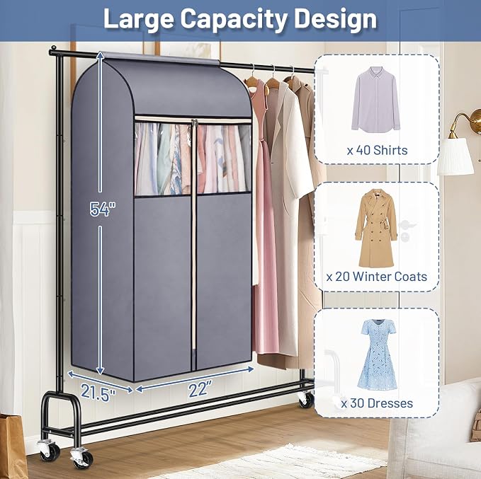 SLEEPING LAMB 54'' Hanging Garment Bags - Image 5