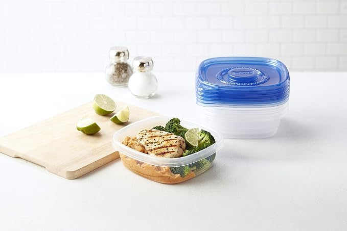 GladWare Entree Food Storage Containers, Medium Square Holds 25 Ounces of Food - Image 7
