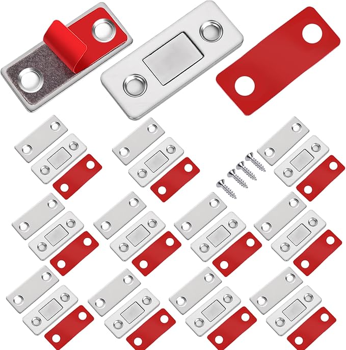 Cabinet Magnetic Catch 12 Pack Ultra Thin Cabinet Door Magnetic Catch - Image 9