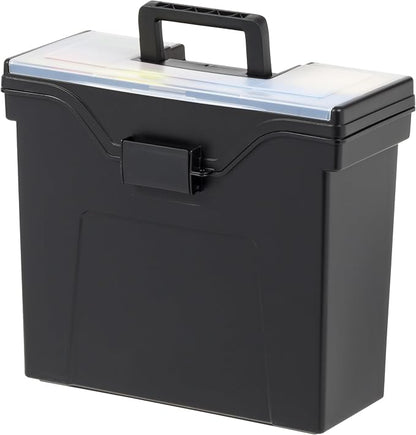 IRIS USA Slim Portable File Box Organizer by IRISUSA