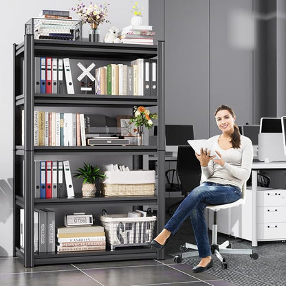 Storage Shelves, Adjustable Shelving Unit, 5T Metal Garage Shelving, Heavy Duty - Image 8