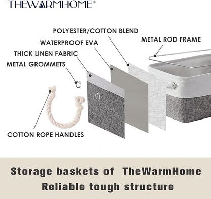 TheWarmHome Small Storage Baskets - Image 4