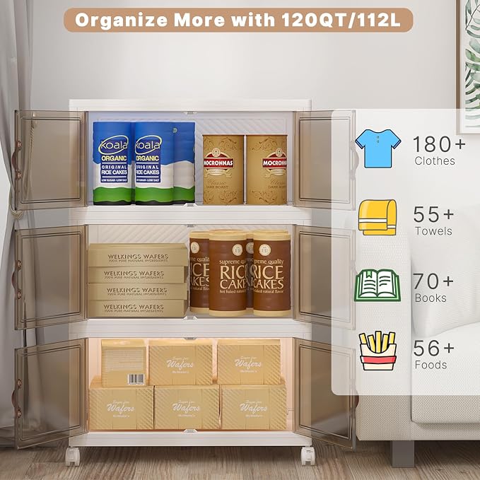Extra Large Stackable Storage Bins - Image 4