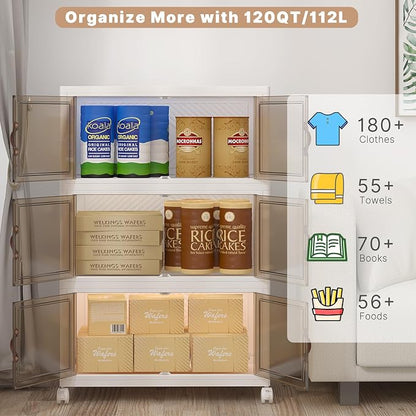 Extra Large Stackable Storage Bins - Image 4