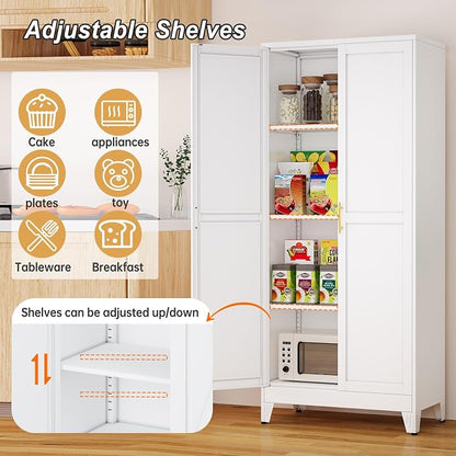 Winiowa Metal Pantry Cabinet - Image 8