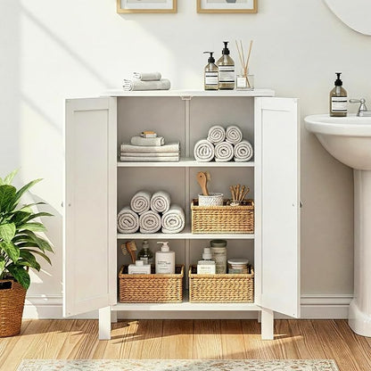 Bonnlo Bathroom Cabinet Free Standing Floor Storage - Image 4