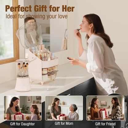 Makeup Organizer Countertop & Makeup Brush Holder - Image 8