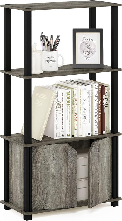 Furinno Brahms 4-Tier Multipurpose Bookcase/Bookshelf/Display Shelf/Display Rack by Furinno-FitsYourSpaceFitsYourBudget