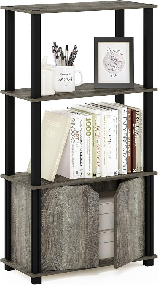 Furinno Brahms 4-Tier Multipurpose Bookcase/Bookshelf/Display Shelf/Display Rack by Furinno-FitsYourSpaceFitsYourBudget