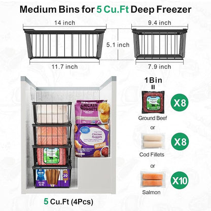 iSPECLE Freezer Organizer Bins - Image 2