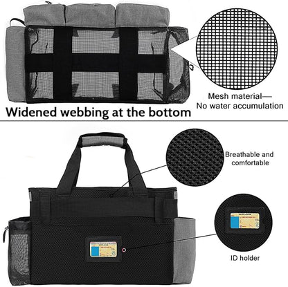 Large Cleaning Caddy Bag Built-in Sturdy Support Board, Cleaning Organizer - Image 6