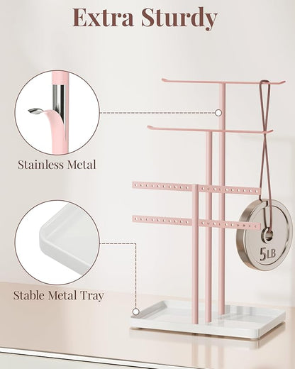pickpiff Jewelry Stand Holder Organizer: 14.5" Sturdy Hanger - Image 6