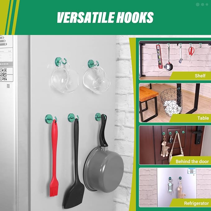 Neosmuk Magnetic Hooks, Heavy Duty 130lb+ Strong Magnet Hook - Image 3
