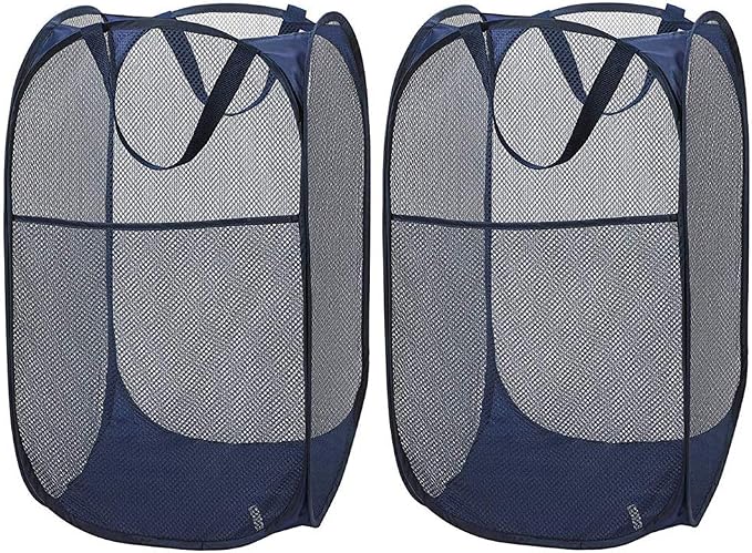 Larpur Popup Mesh Laundry Basket, Collapsible and Portable Clothes Washing by Larpur
