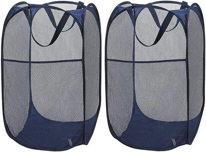 Larpur Popup Mesh Laundry Basket, Collapsible and Portable Clothes Washing by Larpur