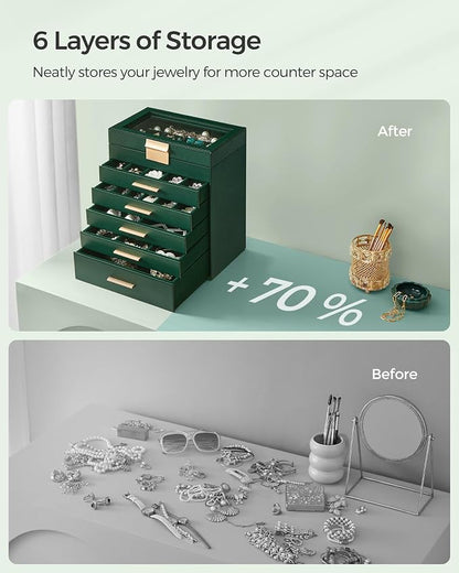 SONGMICS Jewelry Box Organizer - Image 6