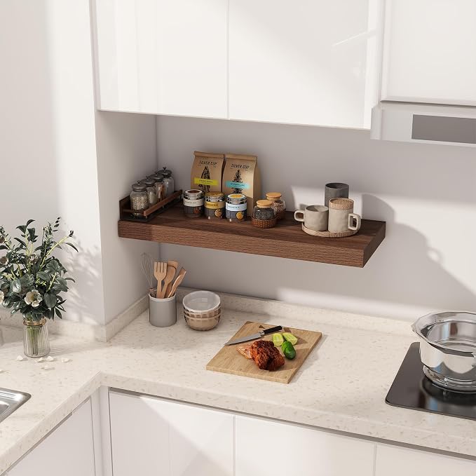 Fun Memories 30 Inch Floating Shelves, 12 Inch Deep Floating Shelf - Image 6