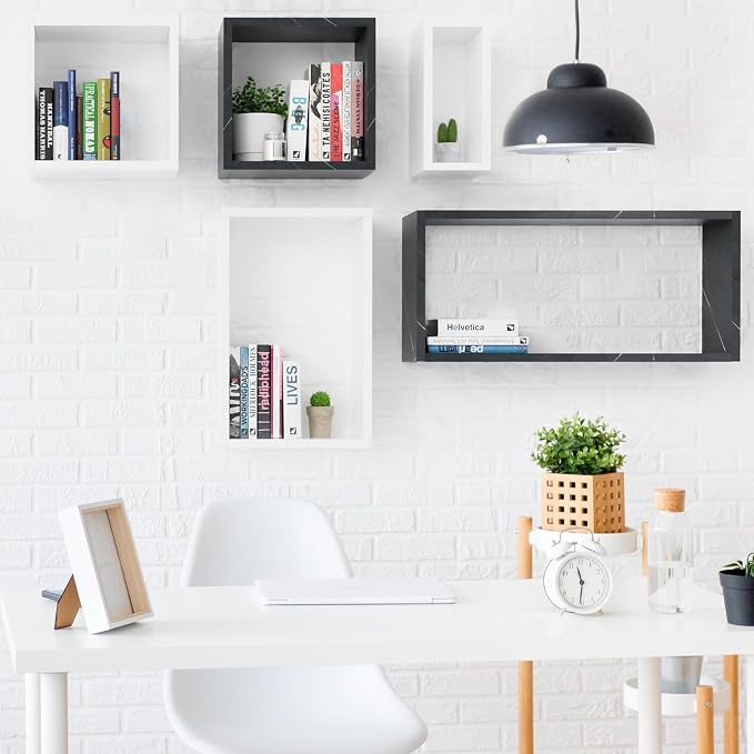Cube Floating Shelves Set2, Display Shelves Wall Mount 7.75" D x 12.5" W x - Image 7
