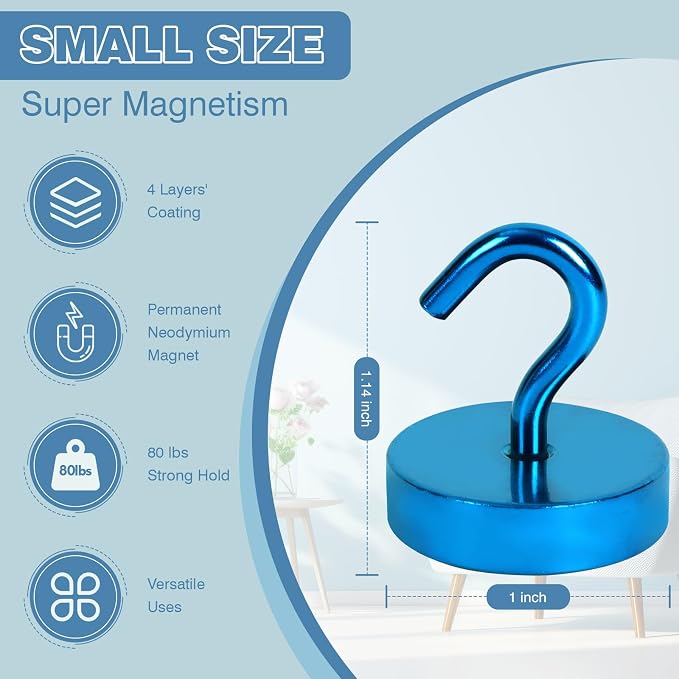 Neosmuk Magnetic Hooks Steel Tube Design - Image 6