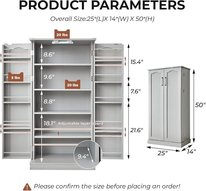 50" Garage Storage Cabinet - Image 2