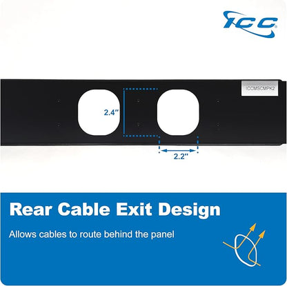 ICC 2U Ring Cable Manager Panel - Image 9