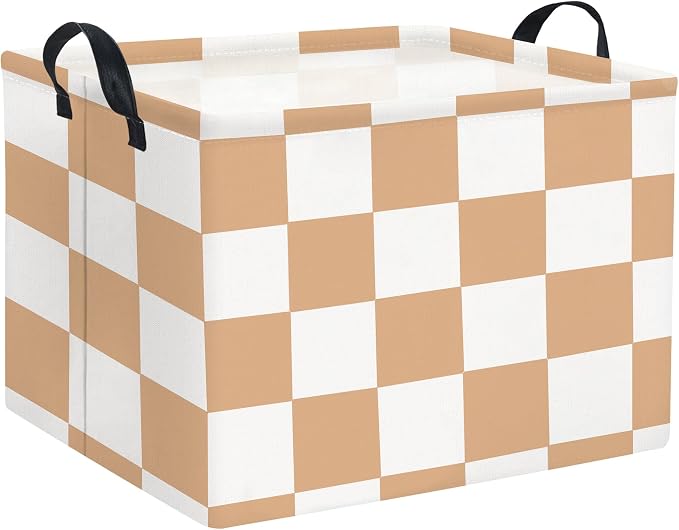 Rectangular Storage Basket for Home Kitchen Girls Cute Storage Bin Organizer by TIBAOLOVER