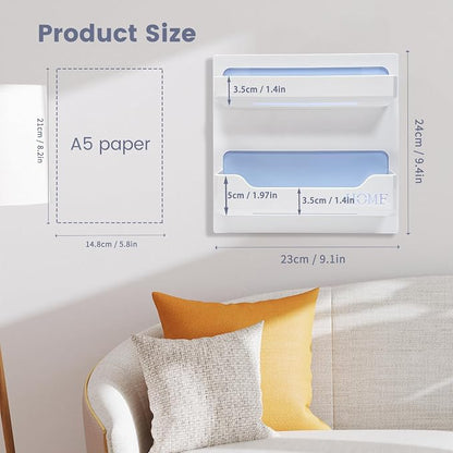 Floating Shelves for Bedside Shelf Accessories Organizer, Wall Mount Self Stick - Image 2