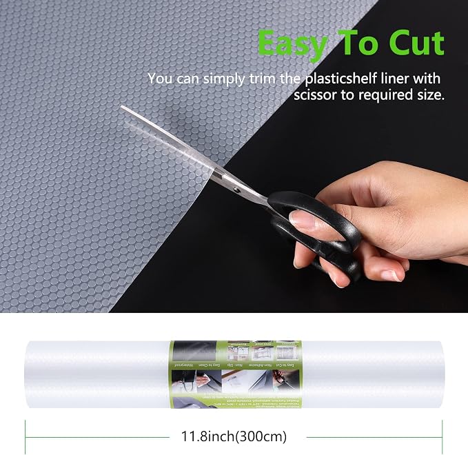 Shelf Liners for Kitchen Cabinets Refrigerator Liners Waterproof Kitchen - Image 4