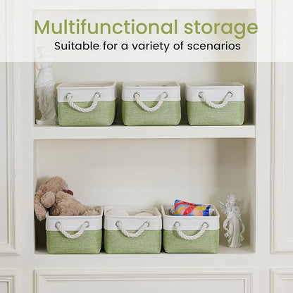 11.8x7.9x5.2 Inch Fabric Small Storage Bins - Image 6