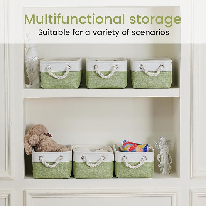 11.8x7.9x5.2 Inch Fabric Small Storage Bins - Image 6