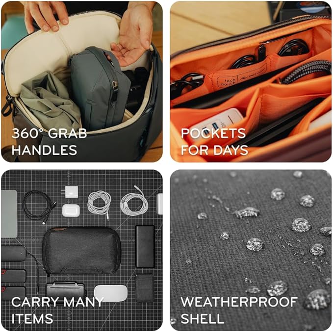 Peak Design Tech Pouch, Electronics Organizer - Image 4