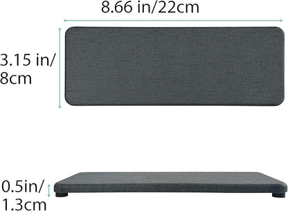 2 Pcs Water Absorbing Stone Trays, Kitchen/Bathroom Sink Soap Dish, Diatomite - Image 3