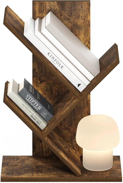 Furinno Tree Book Shelf, 3-Tier Bookshelf, Tree Bookcase - Image 5