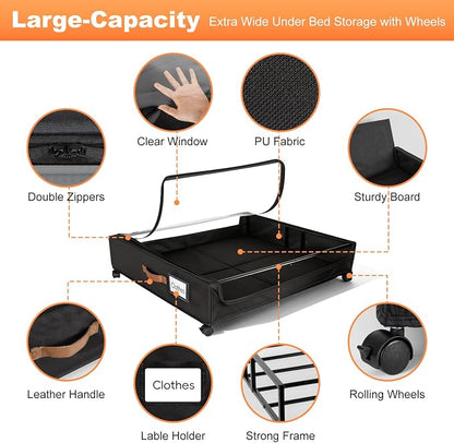80L Larger Under Bed Storage - Image 6